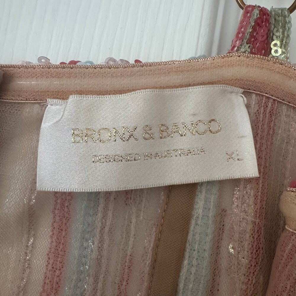 Bronx & Banco Serena Mini Dress sequined XL - Picture 5 of 6